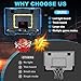 Indoor Basketball Hoop for Kids, Over The Door LED Light Mini Basketball Hoop with Scoreboard & 4 Balls - Basketball Toys Gifts for 3 4 5 6 7 8 9 10 11 12 Year Old Boys and Girls