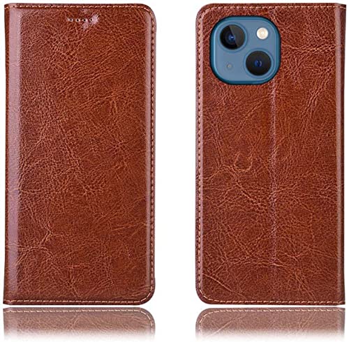 Folio iPhone 13 cuir café idéal pour vos déplacements professionnels