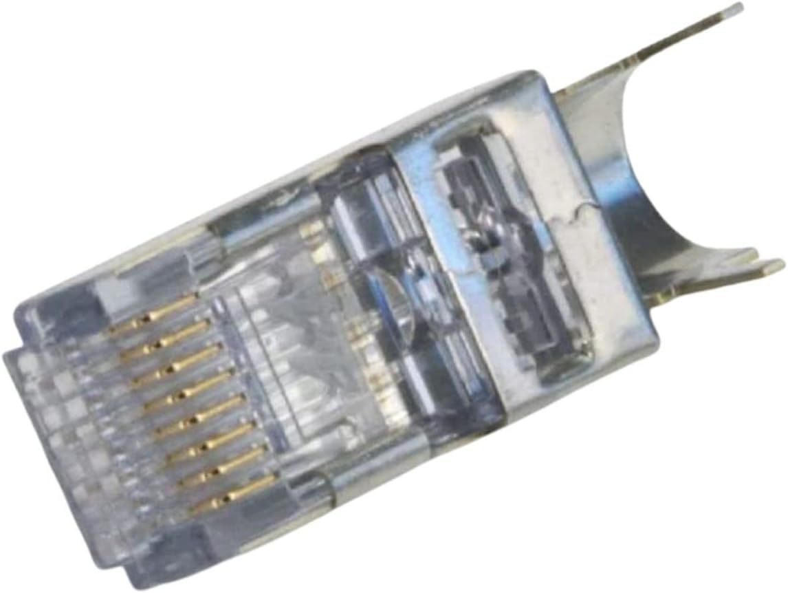 Platinum Tools Ezex44 Shielded RJ45 External Ground Connector 50/Jar Accessory Box (202051J)