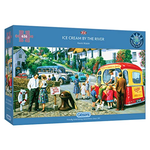 Gibsons Ice Cream by the River, 69 x 32 cm (27 x 13 inches)
