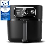Versuni Philips Airfryer Combi 7000 Series XXL - 8.3L (2kg), 22-in-1 airfryer, WiFi connected, 99% less fat added** with Rapid CombiAir, HomeID App, Black (HD9876/90) - 2