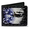 Buckle-Down My Hero Academia Wallet, Bifold, My Hero Academia Izuku and All Might Dark Hero Arc Logo Black, Vegan Leather