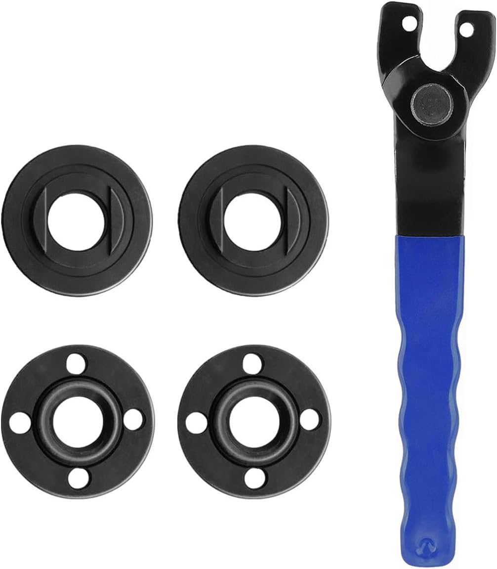 Grinder Wrench Universal Adjustable Pin Angle Grinder Wrench,Lock-nut Suitable for 4 ",5", 6 ",7" and 9" Angle Grinders
