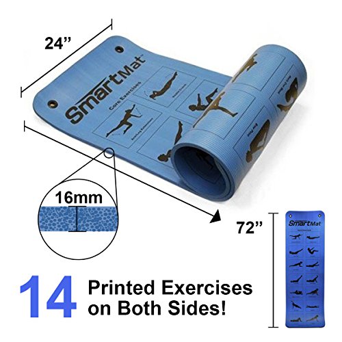 Smart Self-Guided Exercise Mat - 16mm Thick; 2-sided - Thumbnail 7