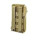 Depring MOLLE Tactical 25 Rounds Shotshell Pouch Holder Compact Foldable Shotgun Reload Ammo Mag Bag Quick Access Shotgun Shell Carrier Tan