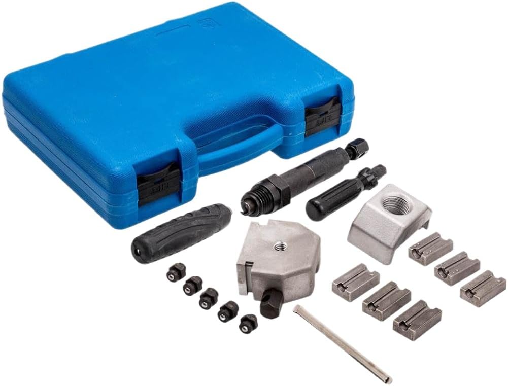 Hydraulic Double-Bender for Brake Lines Fuse Hydraulic Flaring Tools Kit 18pcs