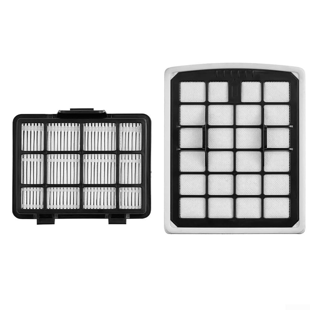 Kit Filtri Di Ricambio Per Aspirapolvere EUREKA NEN180 (Filtro Contenitore + Filtro Scarico) - Lavabili E Riutilizzabili - 2