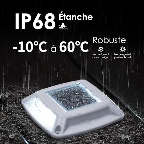 Eclairage pour chemins et spots solaires étanches IP68 contre le noir - 2