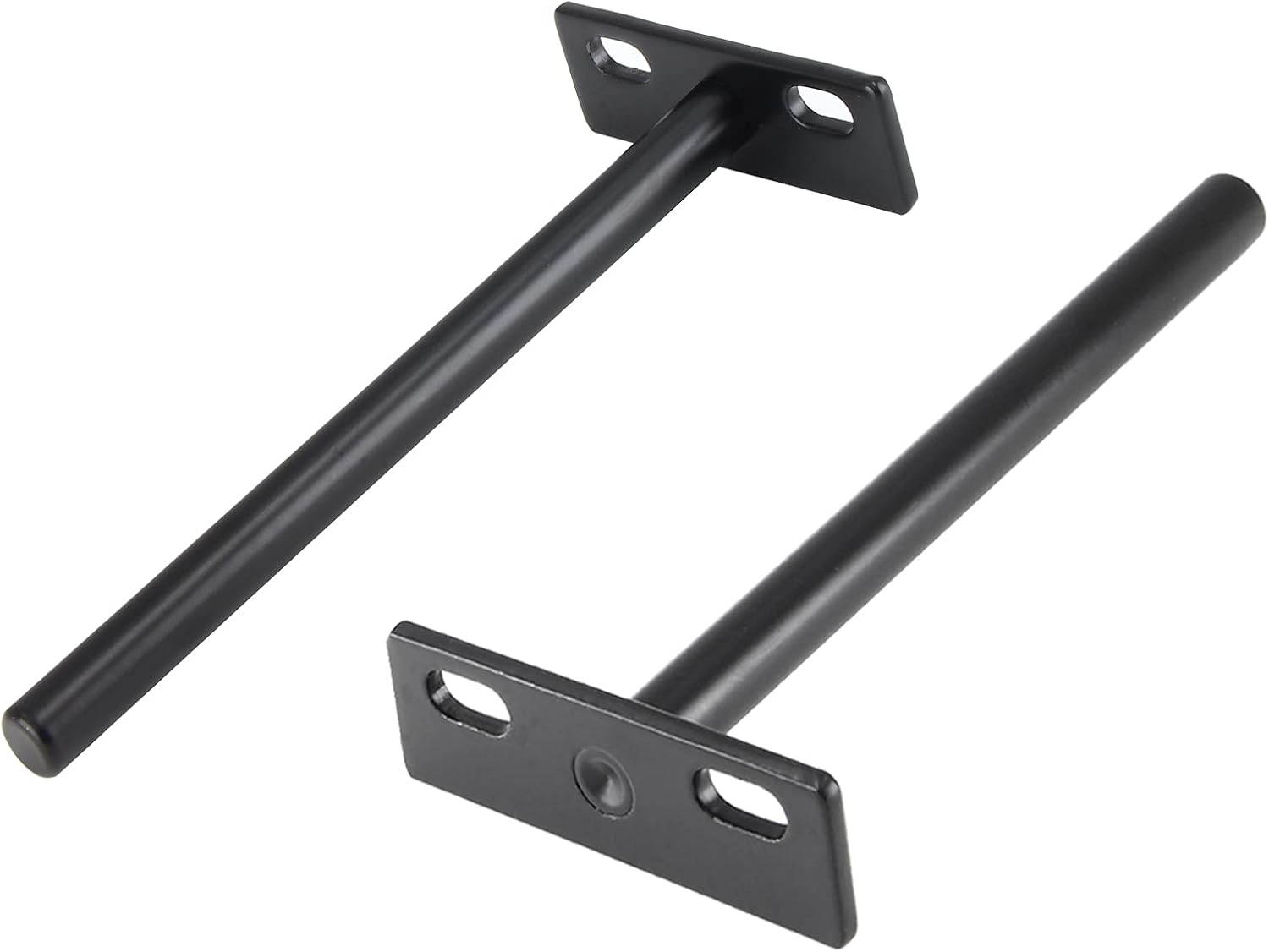 Luomorgo 5 Inch Floating Shelf Bracket, 4 Pcs, Black Blind Shelf Support image 3