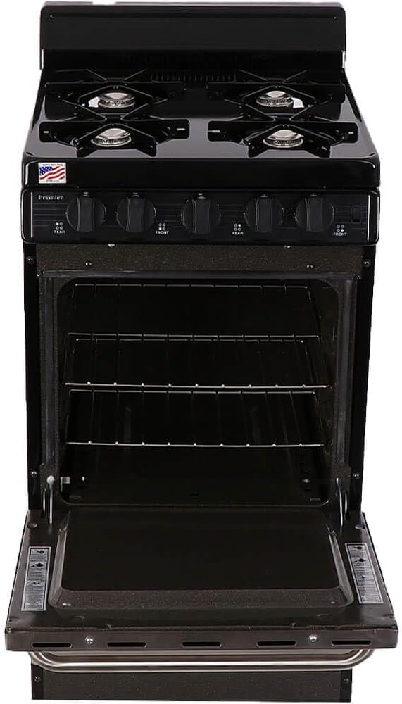 Premier SAK600BP 20" Stainless Steel Gas Open Burner Range