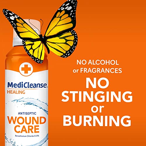image for MediCleanse First Aid Antiseptic Wound Care, Prevents Infection, Helps