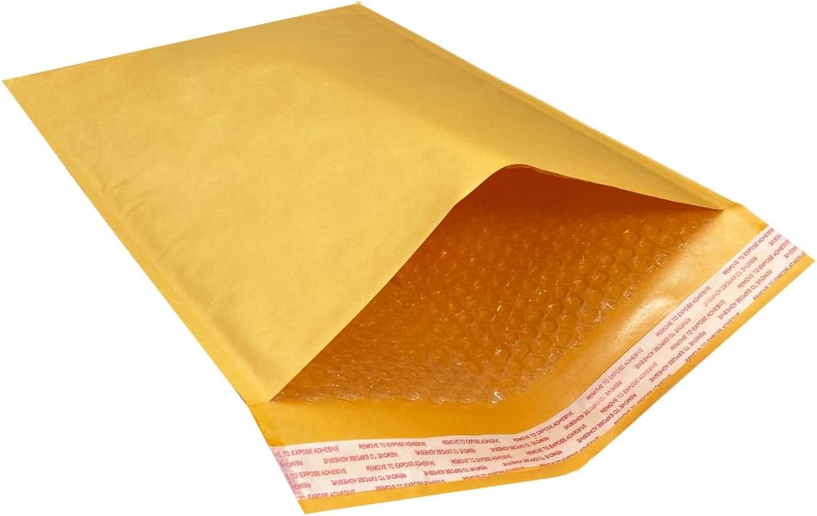 Yens Kraft Bubble Padded Envelopes - 12.5 X 19 Inches, Self-Sealing, Pack Of 50 - View #9