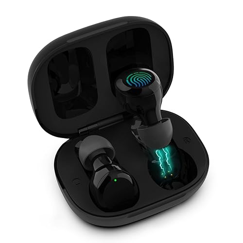 CHISANA Audífonos auditivos dispositivos de amplificador de sonido digital de 4 canales con panel táctil para personas mayores audífono interno