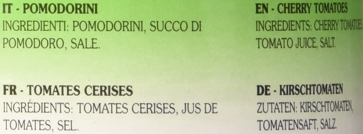 48x La Fiammante il pomodorino Pomodorini Kirschtomaten Tomaten sauce aus Italien dose 400g