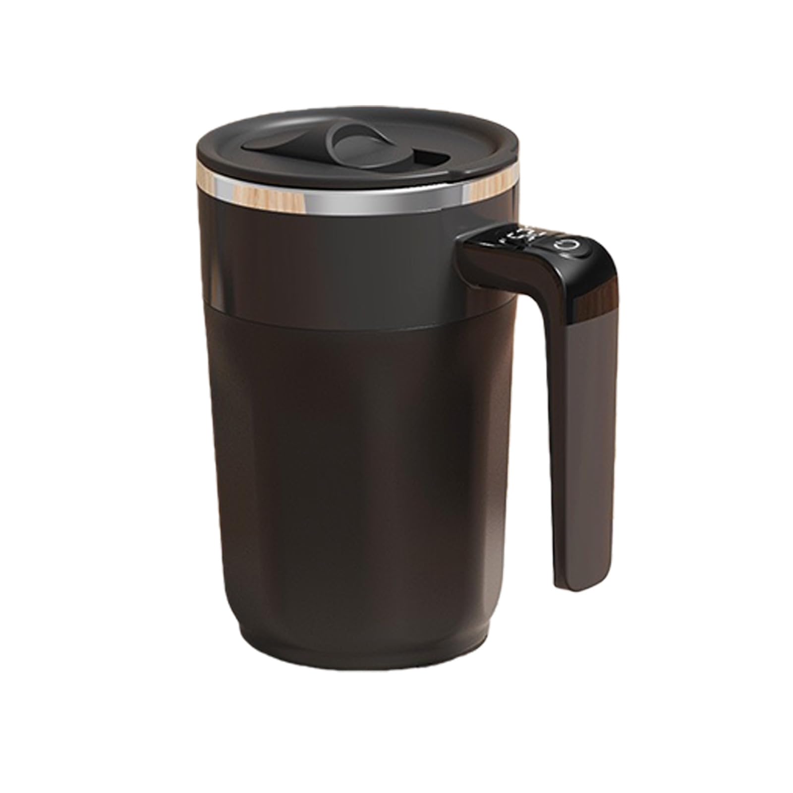 Kalttoy Black Advanced 400Ml Stirring Cup Digital Temperature Control Mixing Feature Premium 316 Nonrust Steel Design Home Stir Cup