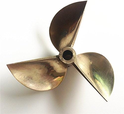 Propeller 26cc Brass Prop 1/4" Shaft 7016 3 Blade 70mm Diameter RC Boat RC#833