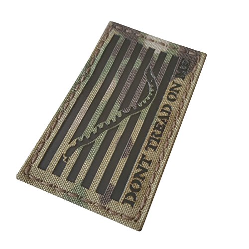 Dont Tread On Me First Navy Jack Lasercut Patch (Ir,Multicam) #TOP4