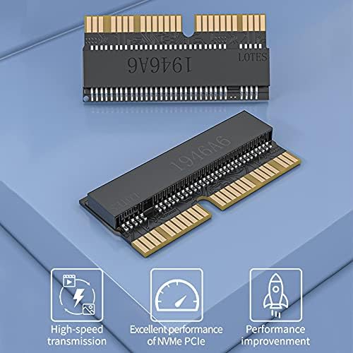 ANYOYO NGFF M.2 NVMe SSD Convert Adapter Card for Upgrade MacBook Air 2013 2014 2015 2016 2017 and Mac Pro Retina 2013 2014 2015 (Black)