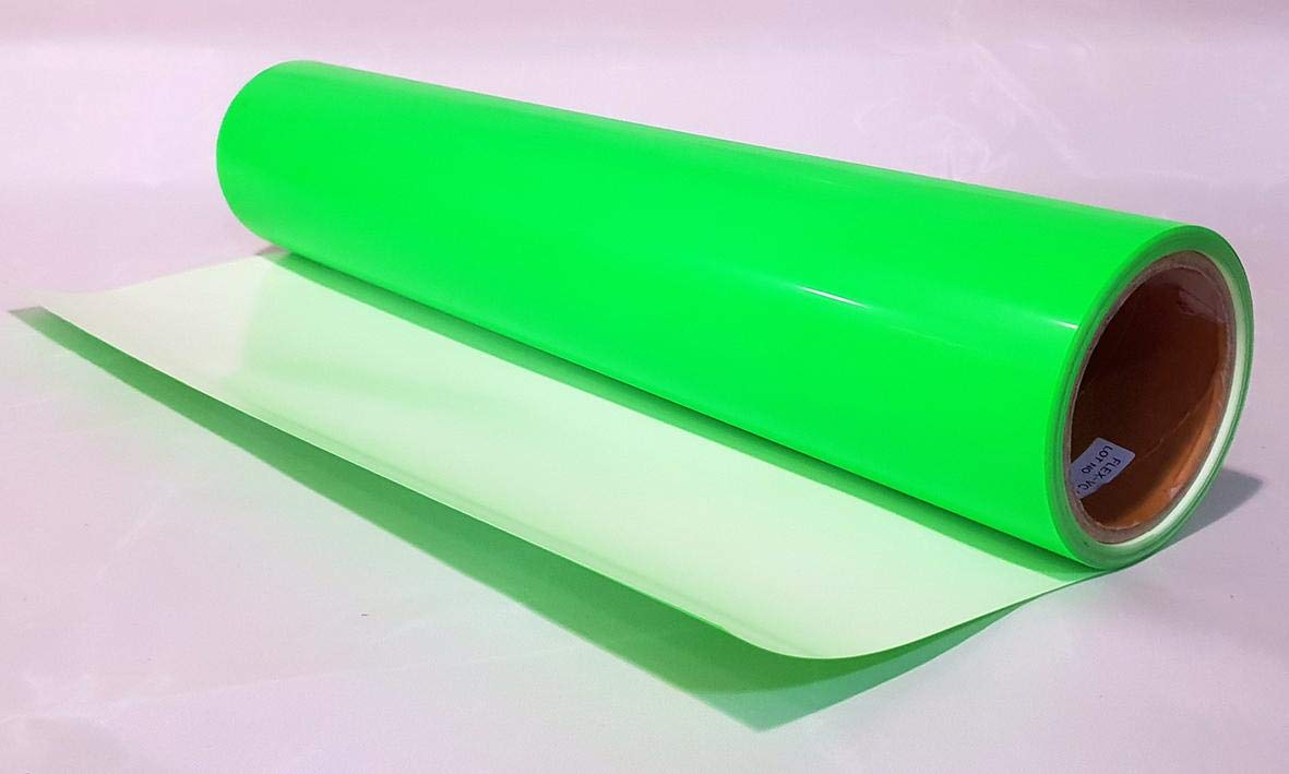 51 cm x 2 m NEON -GREEN GIO FLEX Korea vinyl sticker for Iron heat press design printing on t-shirt and fabric