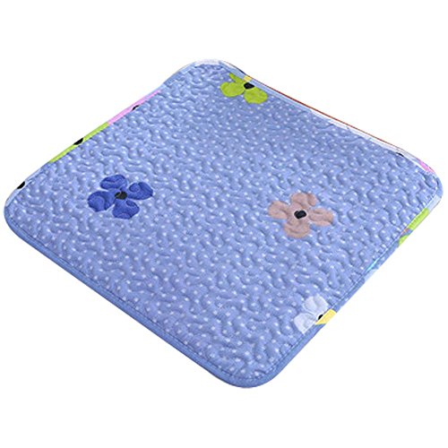 Blancho Durable Flora Pattern Light Chair Pad Cushion