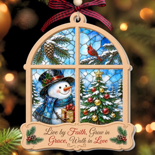 Snowman Christmas Ornaments, Snowman Ornaments - 2026 Christmas Ornament