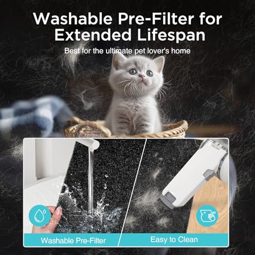 Image of Air Purifiers for Home Large Room Up to 2590 ft with PM 2.5 Display Air Quality Sensor, DBFIT H13 HEPA Air Purifier with Washable Filter, Auto Mode, Air Cleaner for Smoke Dust Pollen Pets Hair Odor