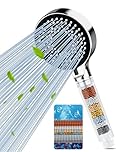 dothnix Filter Shower Head, High Pressure Shower Head with 5 Spray Modes, Universal Hard Water Filter Showerhead for Residual Chlorine Removal
