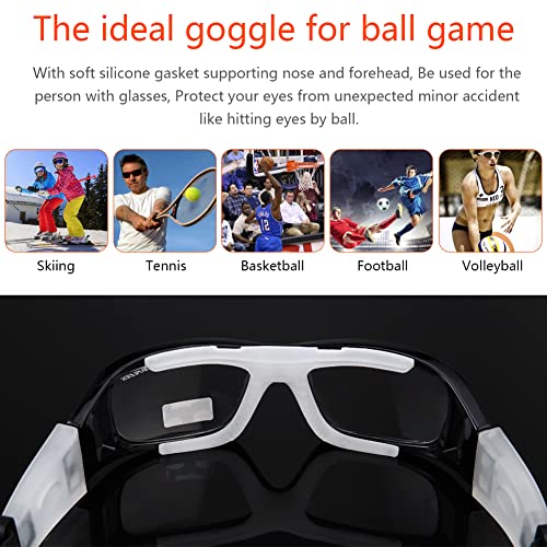 PELLOR Sports Goggles Eyewear Safety Protective Glasses for Soccer Basketball Motorcycle Outdoor Sports for Teen, 14 to 20 years