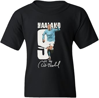 Haaland #9 Manchester Soccer Star Player Football Youth Unisex T-Shirt