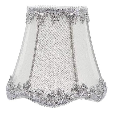 Mobestech Small Lamp Shade Modern European Style Fabric Lampshade Bell Shaped Cloth Lamp Shade for Table Floor Lamps Replacement Cover