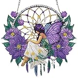 Creatività e Decorazione Unica：Il Diamond Painting Pendente di MEIYUDA non è solo un semplice kit creativo, ma un elemento decorativo unico che illumina ogni ambiente della tua casa. Grazie ai diamanti scintillanti con 17 faccette, ogni pendente riflette la luce creando effetti luminosi e vibranti. Perfetto per decorare finestre, pareti o come ornamento per l’albero di Natale, aggiunge un tocco di eleganza e colore