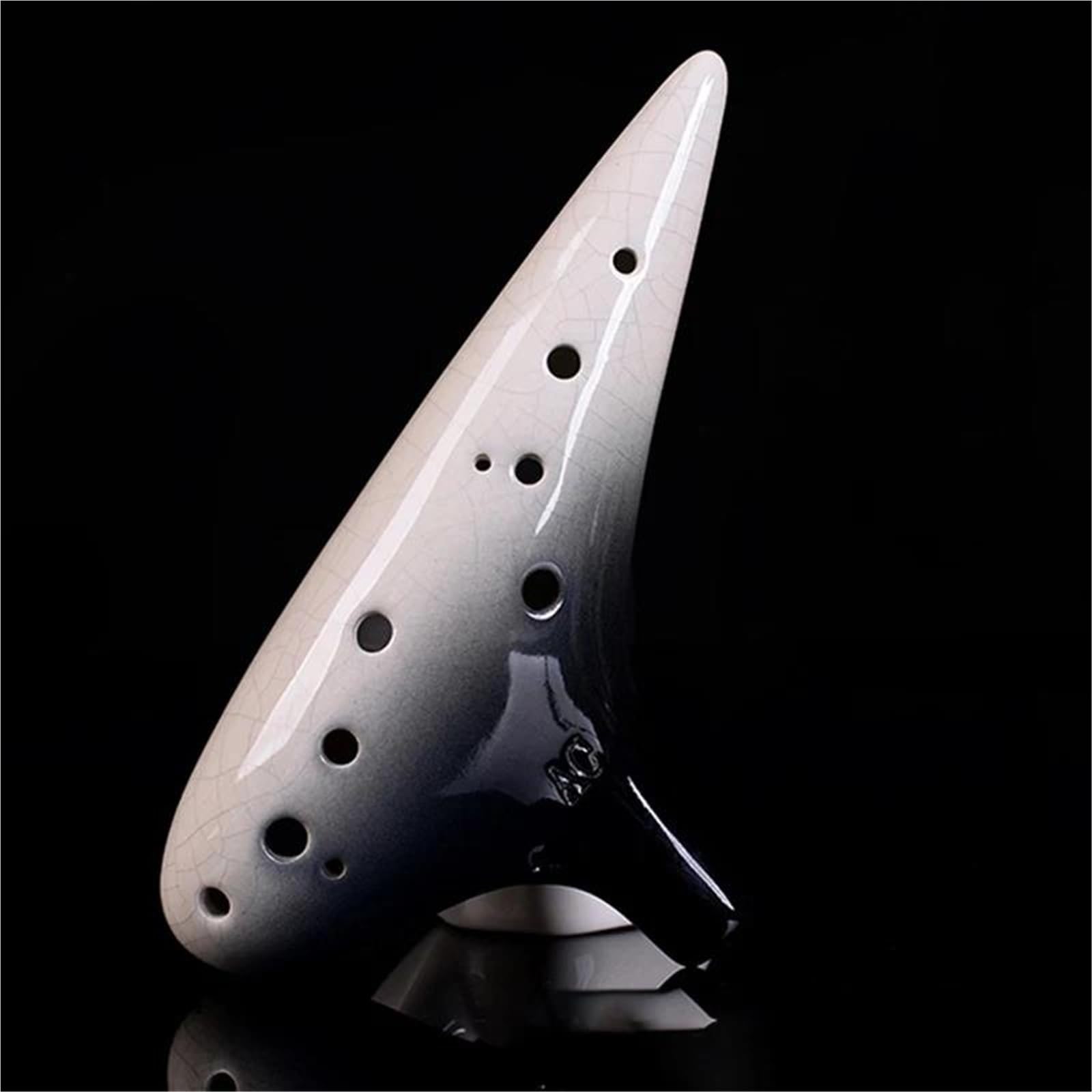Ensemble d'ocarinas Alto 12 Trous Dégradé De Couleur Ocarina AC Instrument Pratique Clé Pour Les Débutants