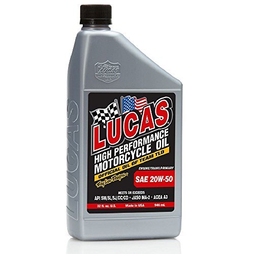 Aceite para moto Lucas Oil 20W-50 1 cuarto miniatura 1