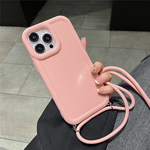 Protection antichoc iPhone rose souple pour éviter les bris d'écran 14 Pro Max 13
