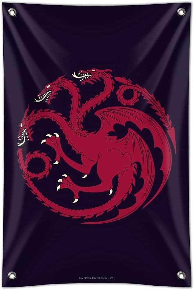 Game of Thrones Targaryen Sigil Home Business Office Sign