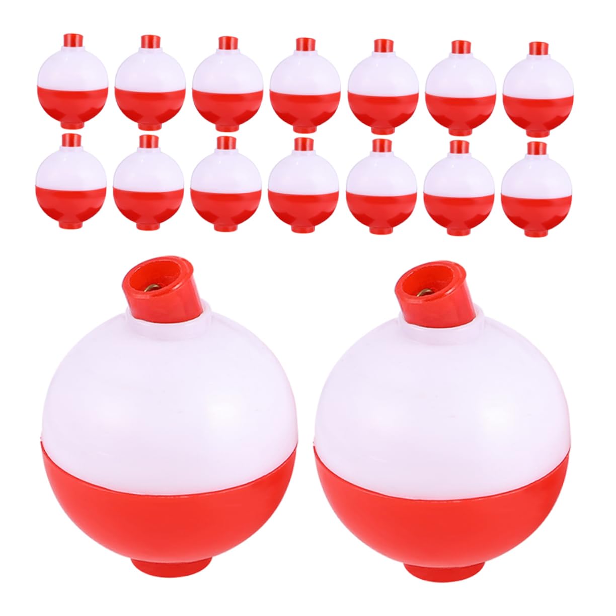VICASKY Flotteur de Pêche Sphérique en Plastique 50 Pièces 50mm