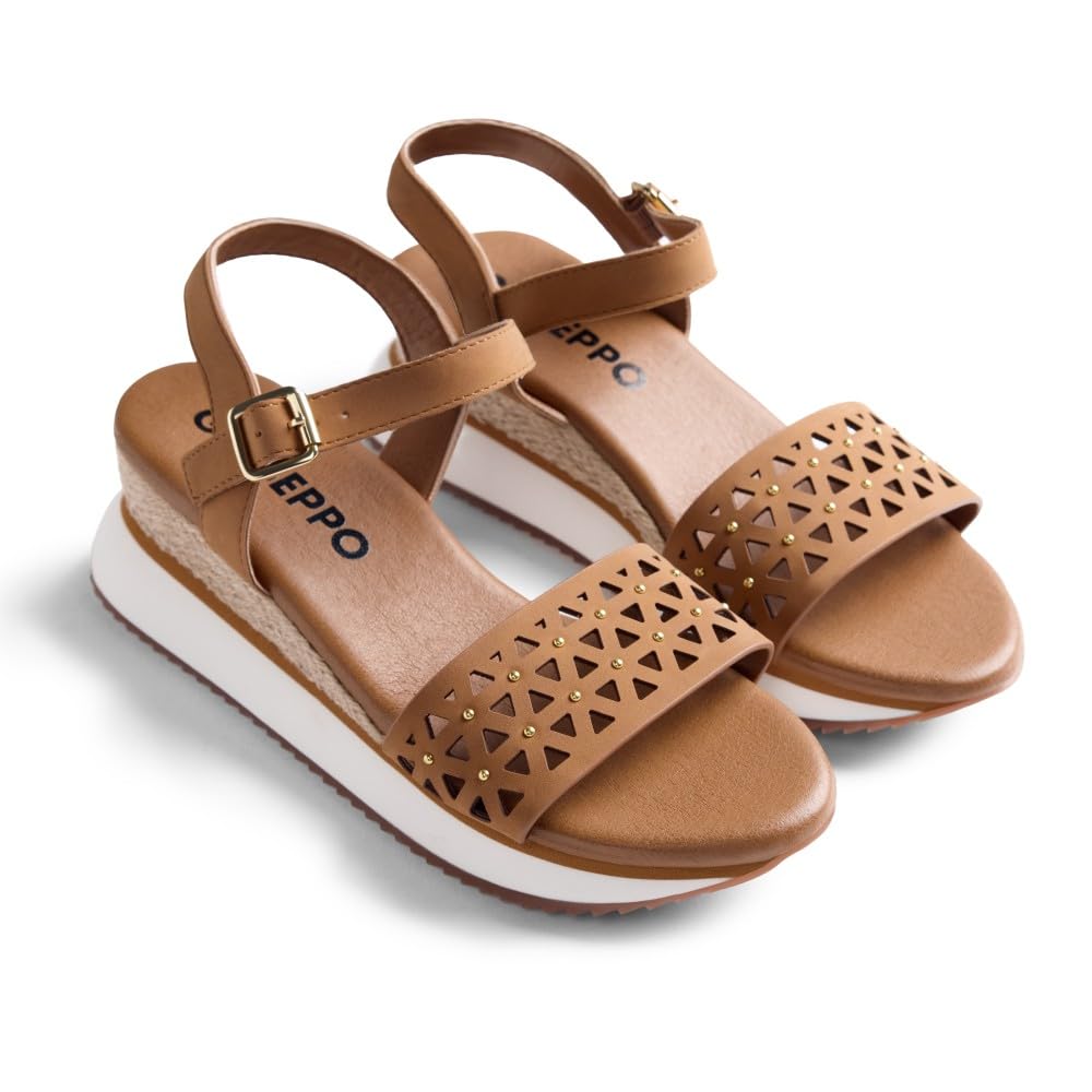GIOSEPPO Women's Wete T-Strap, Leather, 6.5 UK