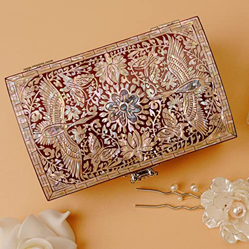 February Mountain Mother of Pearl Box - Handmade Trinket Box Mother's day Wedding Anniversary Christmas Birthday Gifts for women who have everything - Image 9