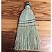 Lehman's Amish-Made Whisk Broom - Authentic Corn Straw Broom with Metal Hanging Hook, Natural, 11 inches
