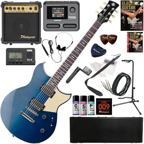 【セット品】YAMAHA エレキギター初心者入門 日本製 マルチエフェクターも入ってる!最強の20点セット RSP20/MLB(ムーンライトブルー)