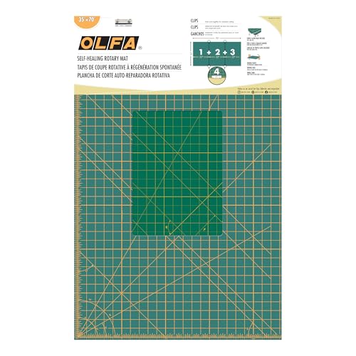 Alfombrilla de corte OLFA de 35x70 reversible con rejilla modular RM-CLIPS/3-01 2