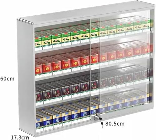 Sécuriser les ventes de tabac : vitrine à cigarettes verrouillable pour bar - 3