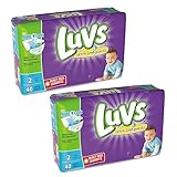 Luvs Ultra Leakguards Diapers Size 2, 40 Count (Pack of 2)