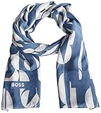 52% Modal 48% Baumwolle BOSS Damen Logonia_13 SCARF, Open Miscellaneous969, Einheitsgröße EU