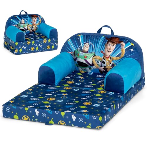 Delta Children - Toy Story Cozee Buddy Flip-Out Kids Chair, Blue by Delta Children - Used condition - US$35.35