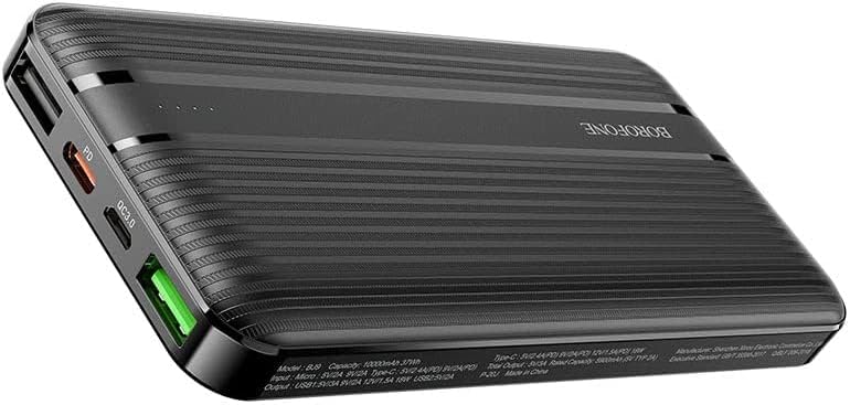 BOROFONE BJ9 Uranus Power Bank charging a smartphone