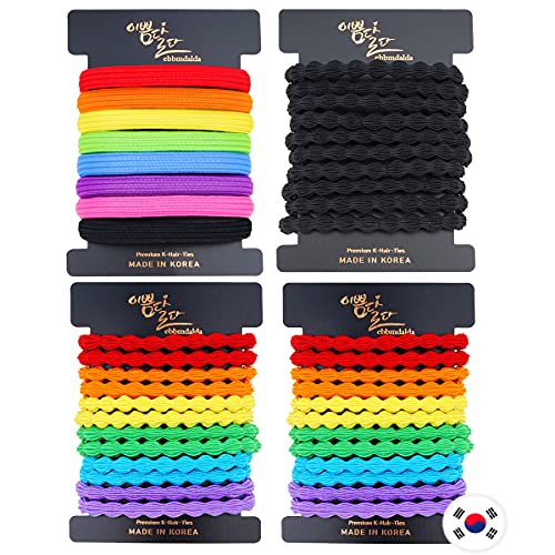 EBBMDALDA Korea Hair Ties Gift Set (Rainbow(42))