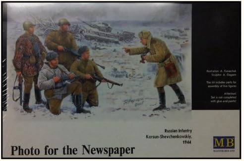 1/35 "Photo In The Newspaper" - Russian Infantry, Korsun-Shevchenkovskiy 1944 - 5 Figures