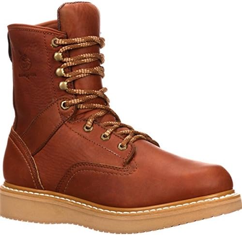Georgia mens G8152 Georgia Wedge Work Boot, Barracuda Gold, 9.5 US | Image 4