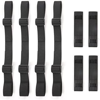 Adjustable Hoverboard Seat Attachment Straps Hoverboard Go Cart Strap Protector Hook and Loop Fastening Cable Hoverboard Replacement Straps for Kart Accessories Self Balance